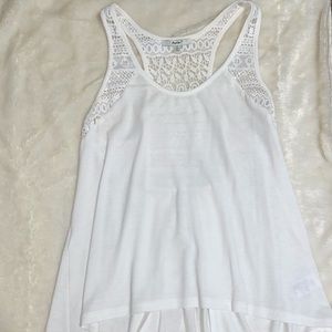 White Sleeveless Top